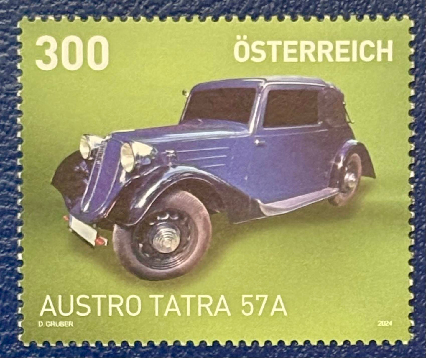 Oldtimer - Austro Tatra mit dem Bügeleisen - Gesicht