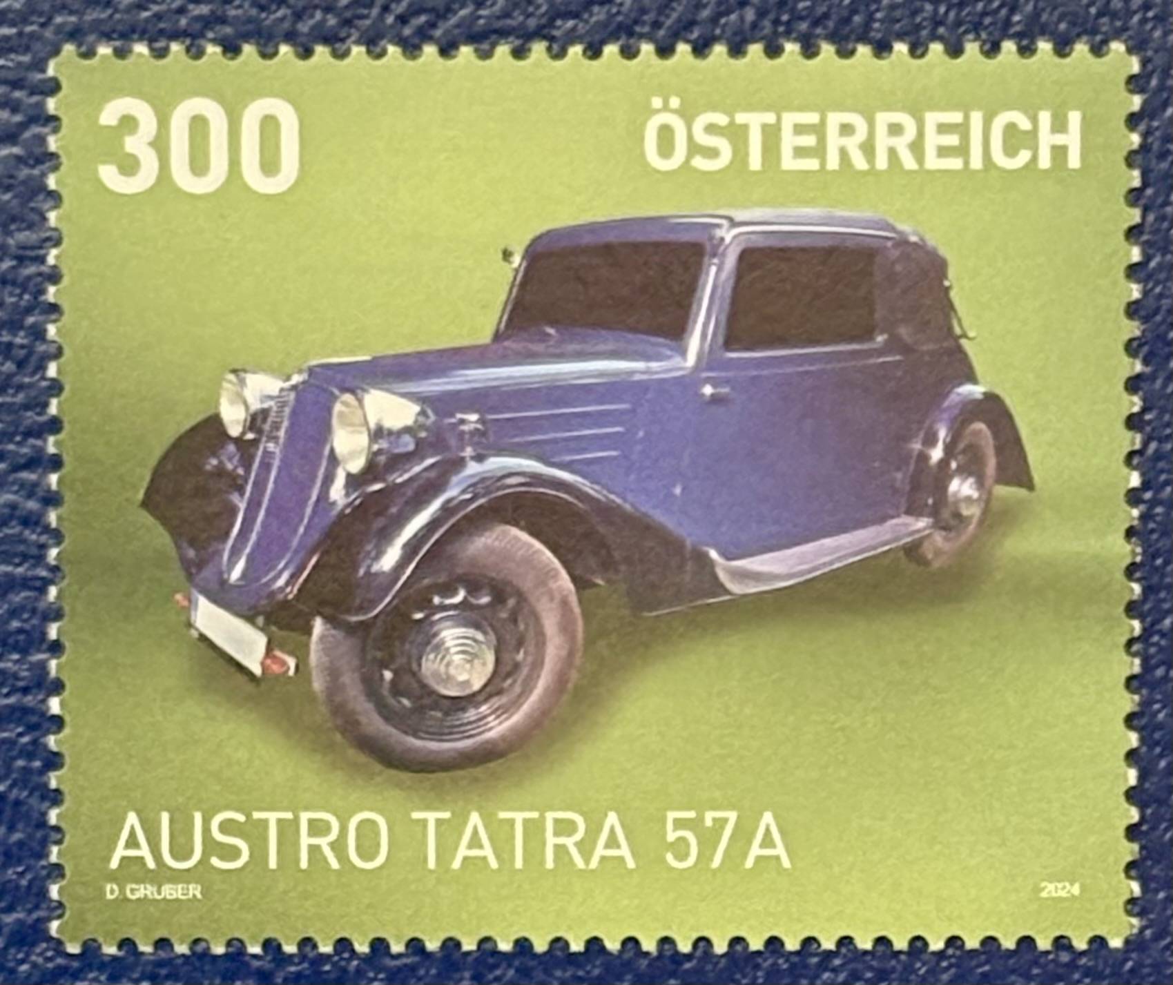 Oldtimer - Austro Tatra mit dem Bügeleisen - Gesicht