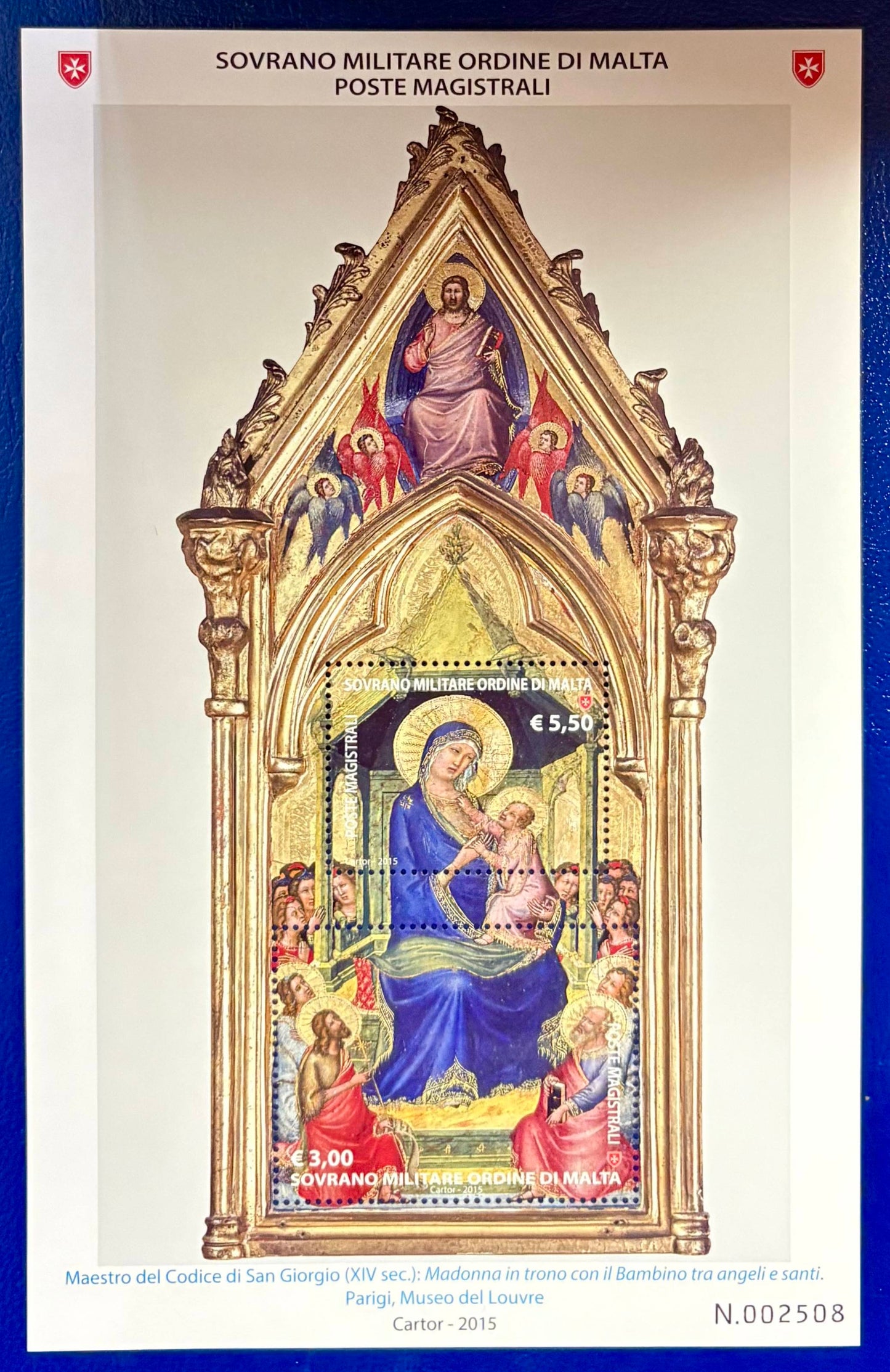 Die Thronende Madonna  mit Kind