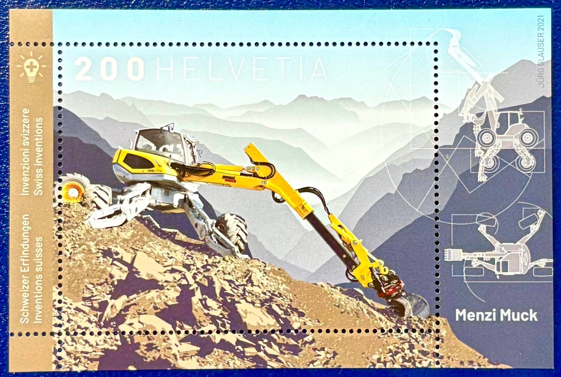 Schweiz – Blockausgabe 78 „Schweizer Erfindungen – Mentzi Muck“