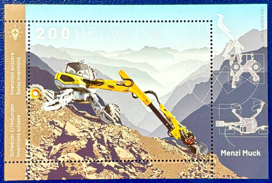Schweiz – Blockausgabe 78 „Schweizer Erfindungen – Mentzi Muck“