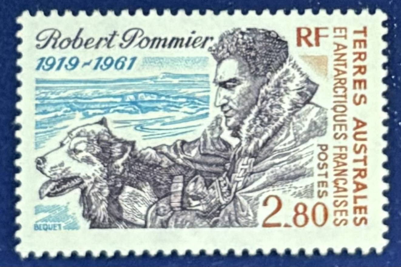 Französische Gebiete in der Antarktis - Einzelwert "75. Geburtstag von Robert Pommier"
