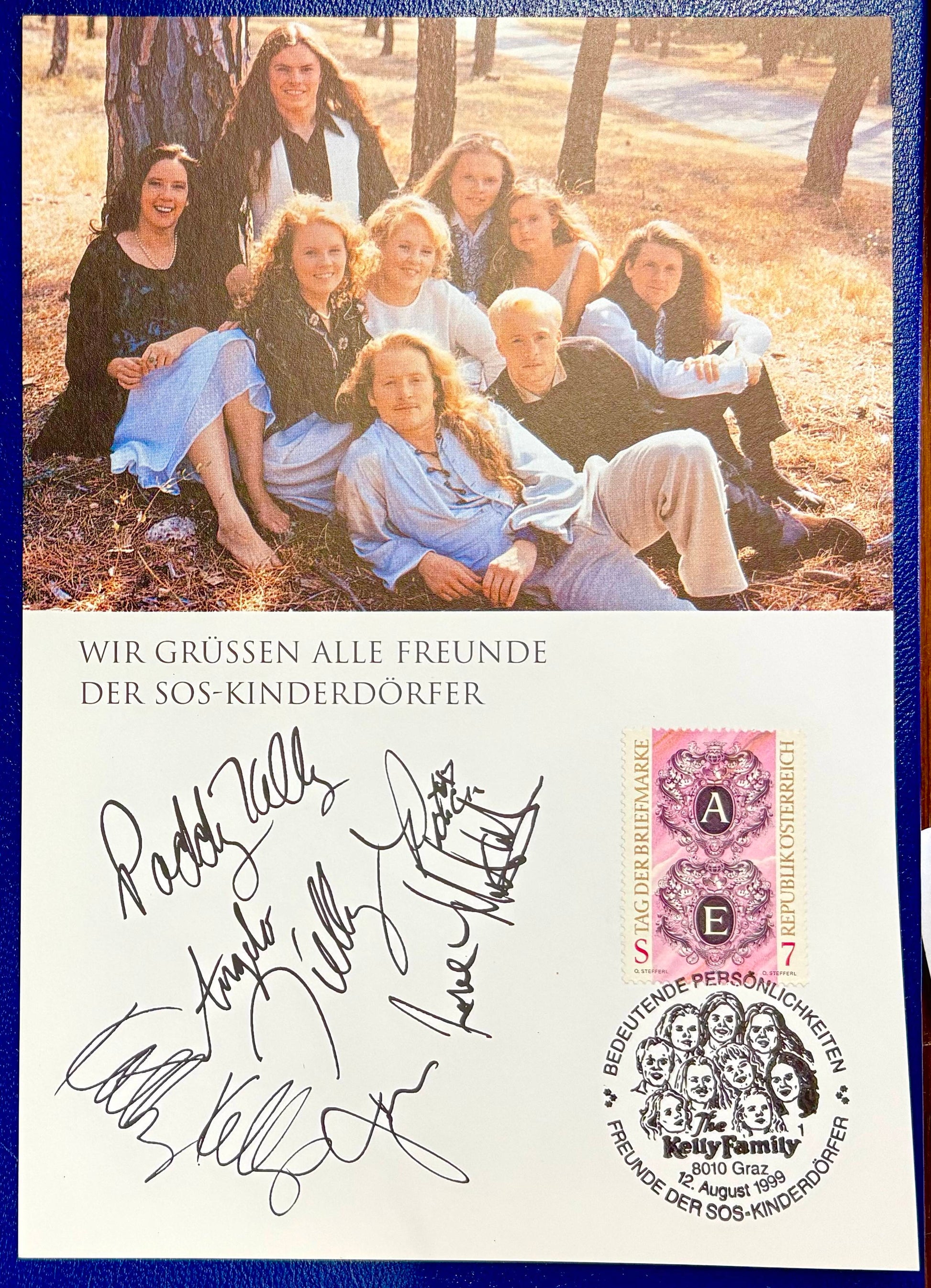 Kelly Family - Gedenkblatt aus Österreich