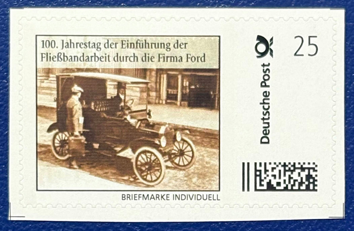 100 Jahre Einführung der Fließbandarbeit durch die Firma Ford 
