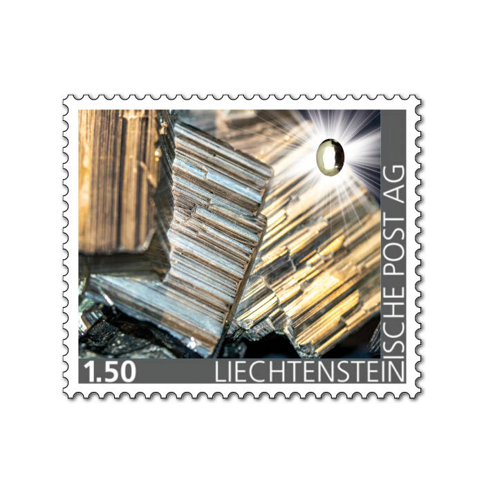 Edelstein -Edelsteine der Philatelie: KATZENGOLD-Briefmarke postfrisch