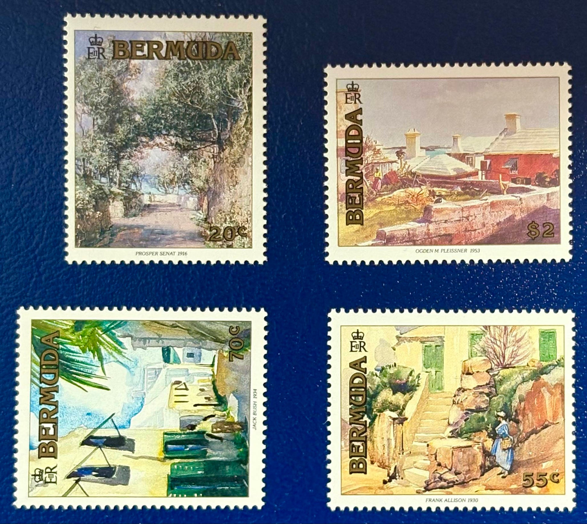 Bermuda - 4 Werte postfrisch "Gemälde"