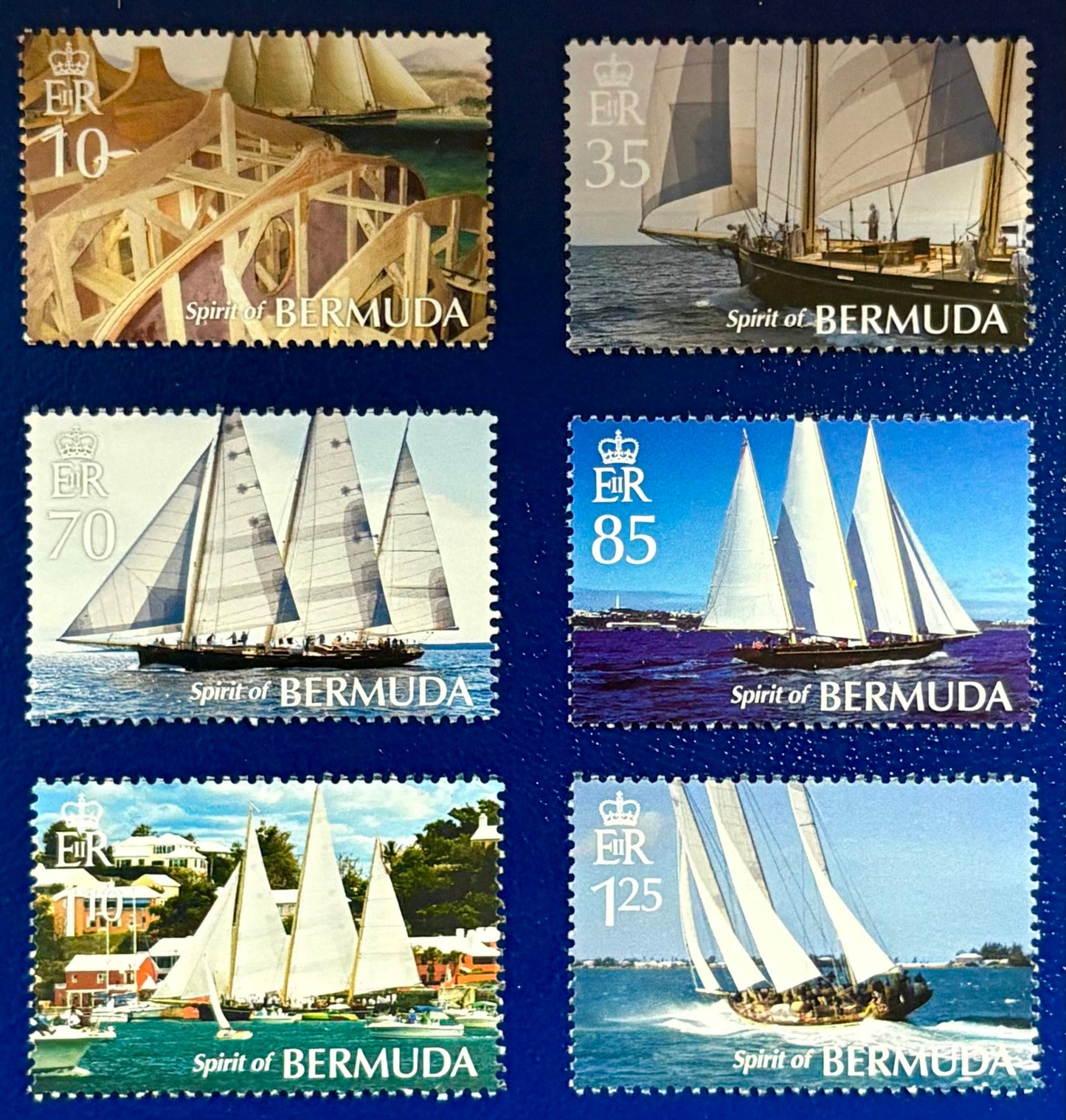 Bermuda - 6 Werte postfrisch "Segelschiff - Spirit of Bermuda"