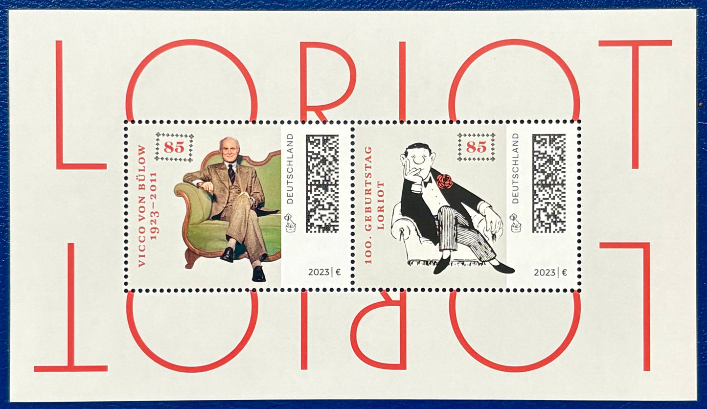 Deutschland - Loriot Block postfrisch