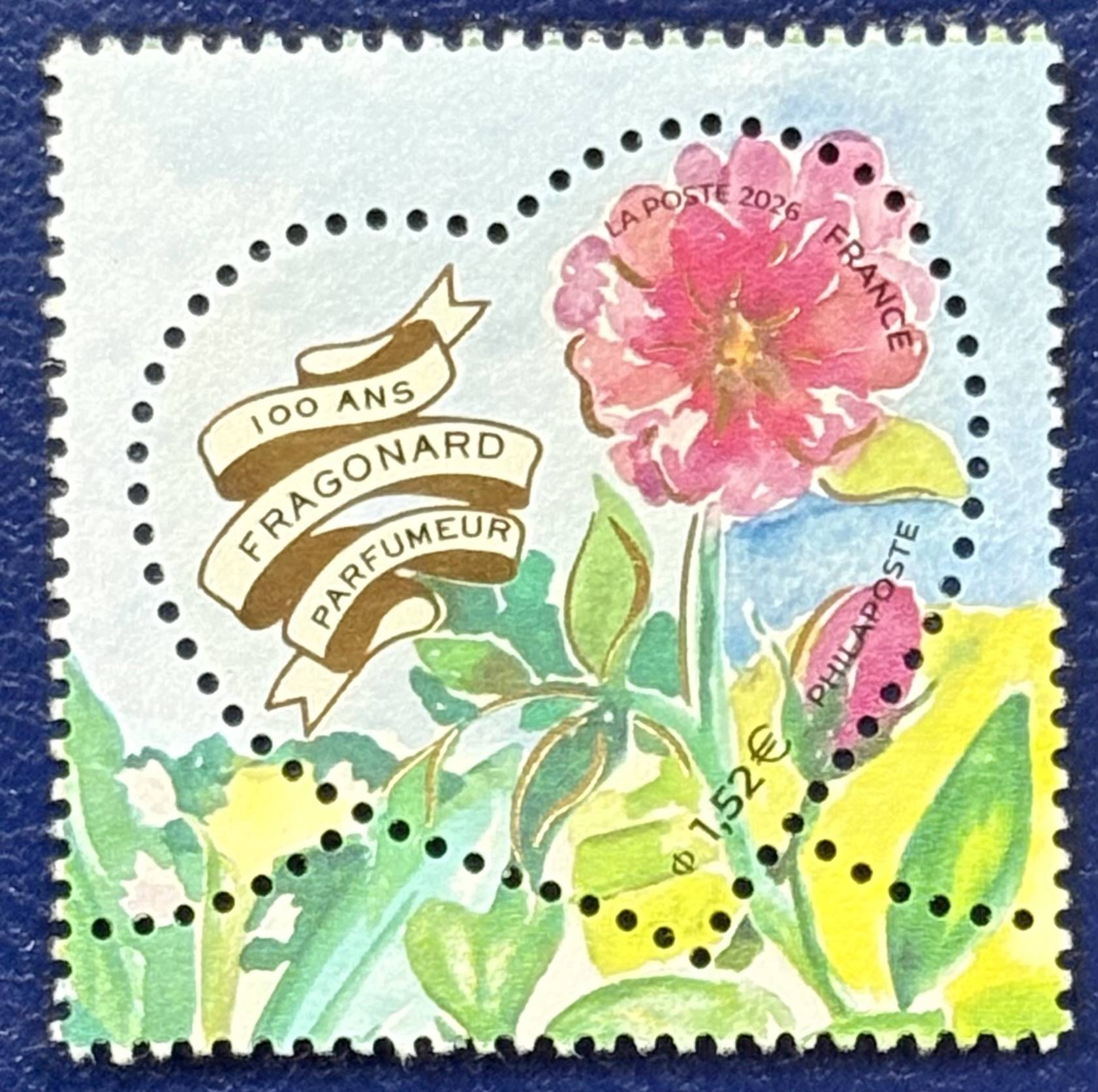 Die duftende Parfum Briefmarke