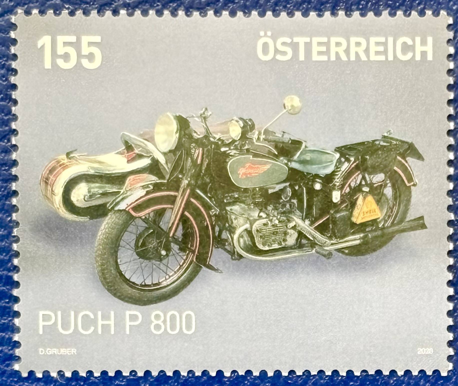 Das stärkste Puch  Motorrad mit Beiwagen