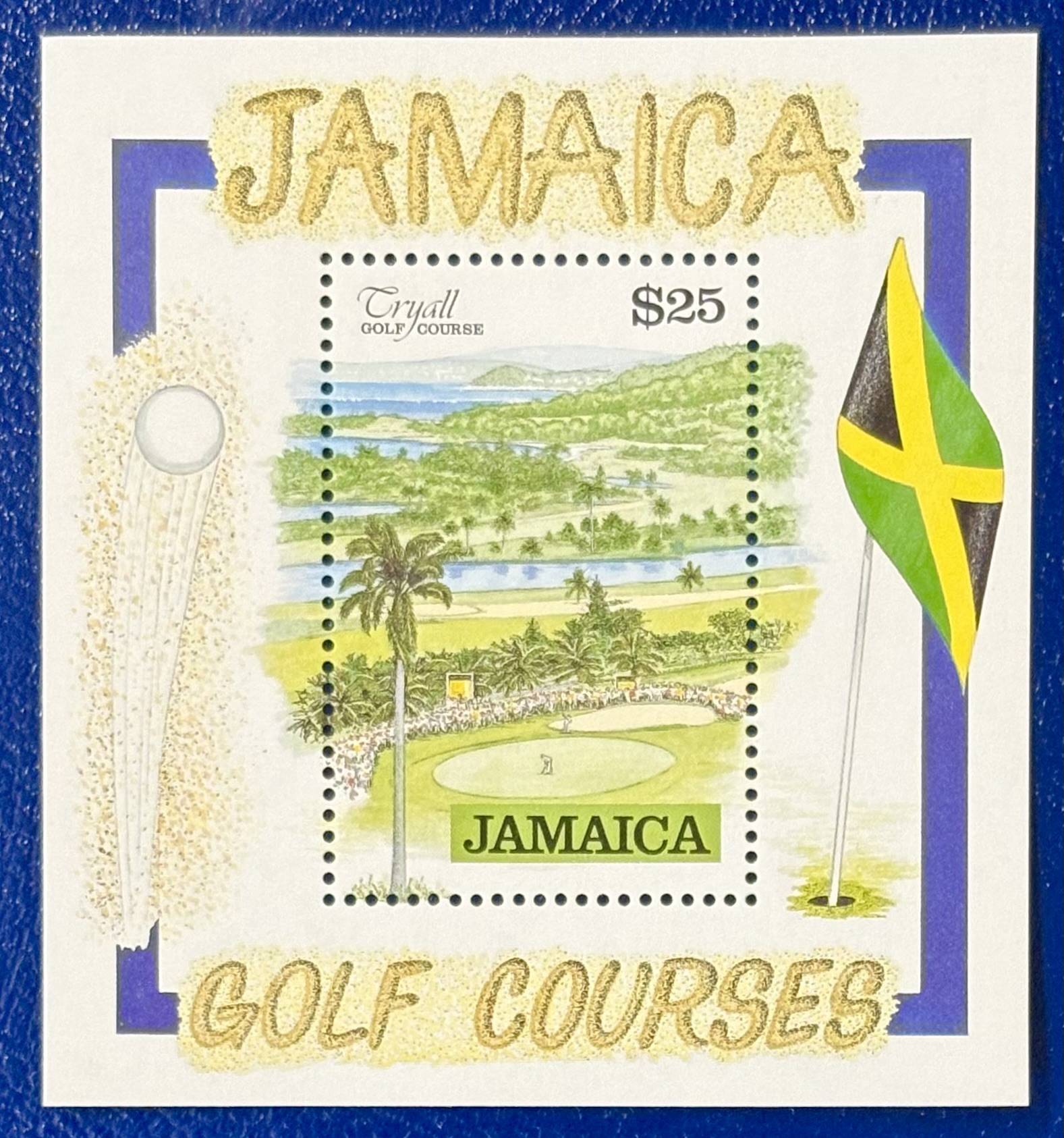 Jamaika - Block 38 postfrisch "Golfplätze"