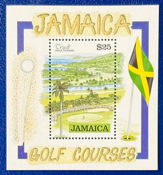 Jamaika - Block 38 postfrisch "Golfplätze"
