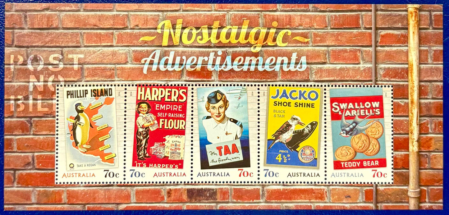 Nostalgische Werbeplakate
