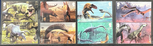 Großbritannien - Dinosaurier auf Briefmarkensatz NEUHEIT 2026