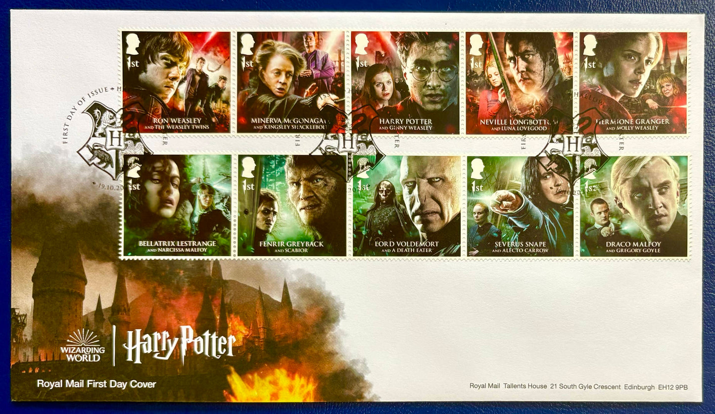 Royal Mail - Ersttagsbrief Harry Potter
