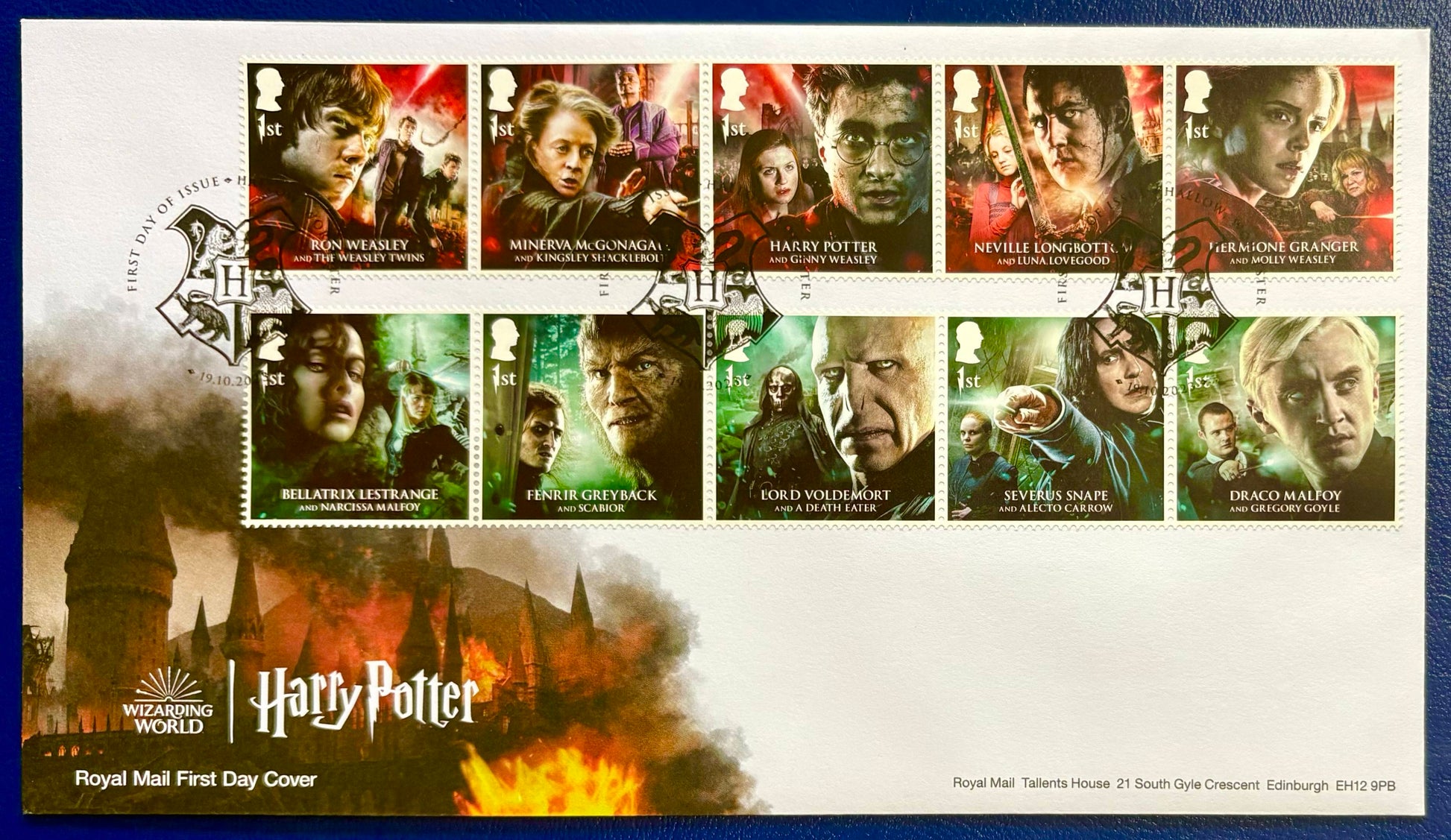 Royal Mail - Ersttagsbrief Harry Potter
