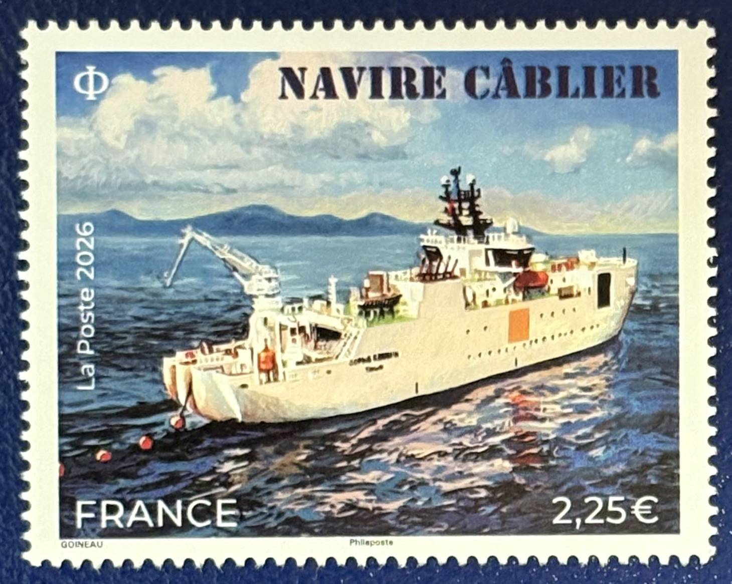 Das große Kabelleger Schiff "Sophie Germain"
