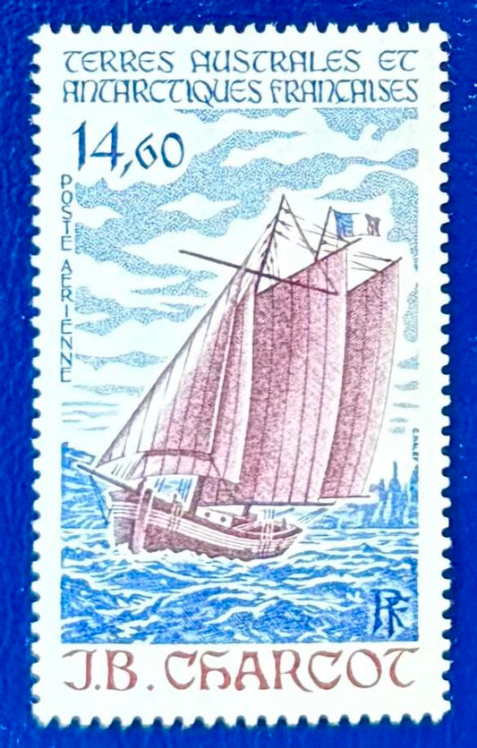 Französische Gebiete in der Antarktis - Einzelwert Segelschiffe "J.B.Charcot"
