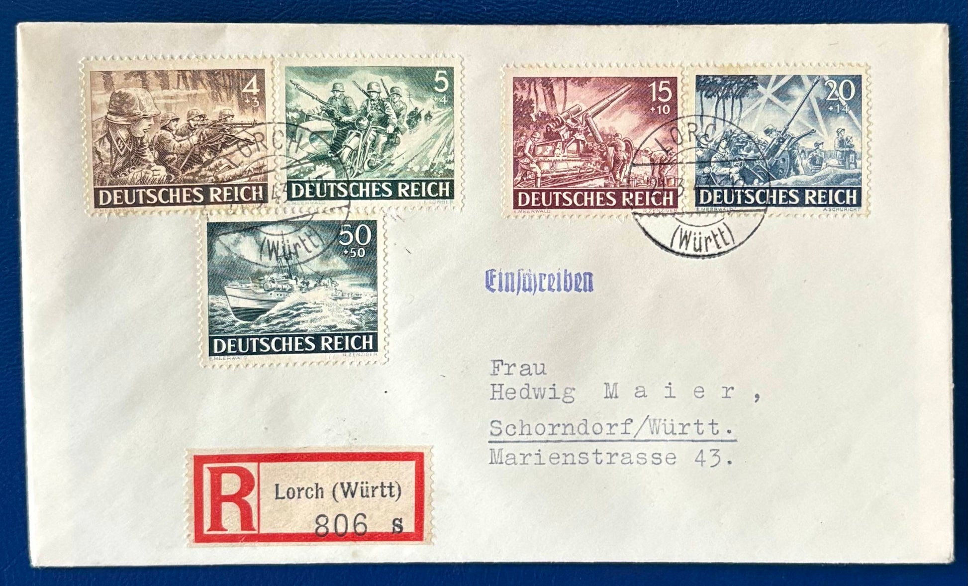 Deutsches Reich, Tag der Wehrmacht Ersttagsbrief
