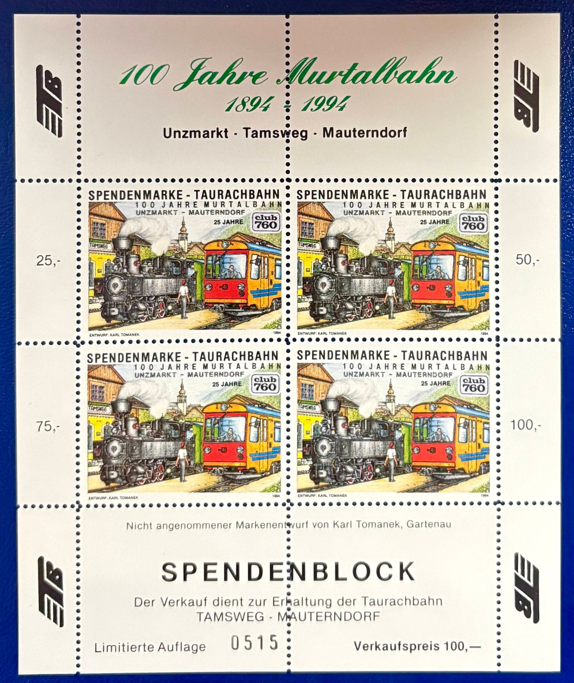 100 Jahre Murtalbahn