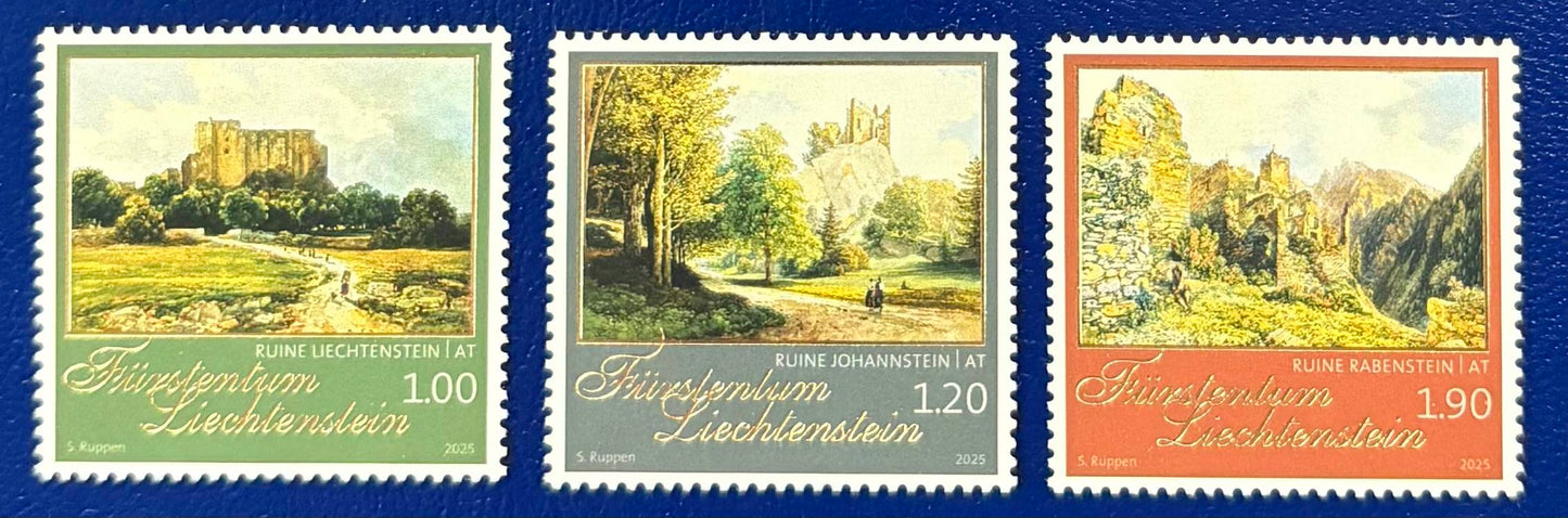 Glanzvolle Neuheit aus Liechtenstein! Briefmarkensatz