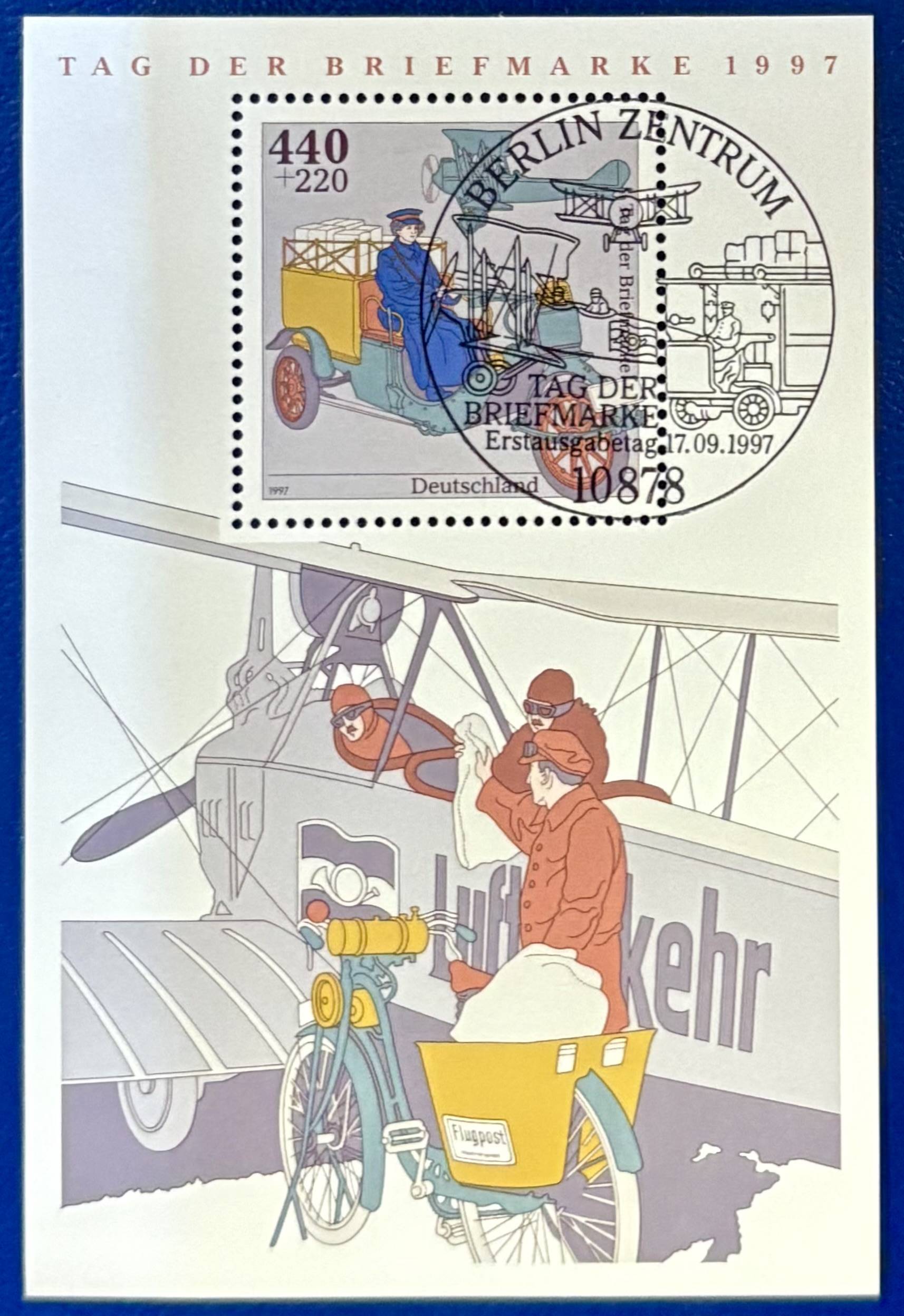 Bundesrepublik Deutschland – Block 41 „Tag der Briefmarke“ (gestempelt)
