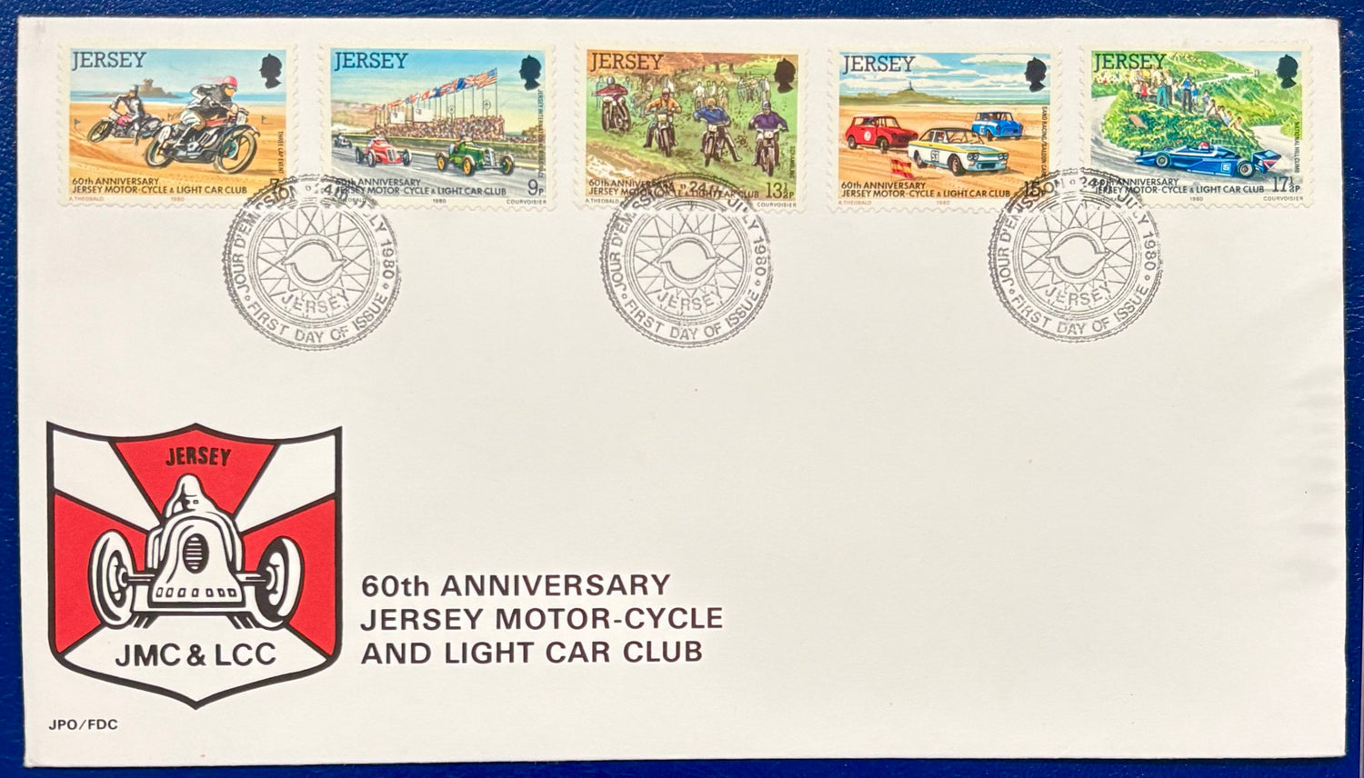 60 Jahre Morrrad und Klub- Sport -Rennen, Ersttagsbrief