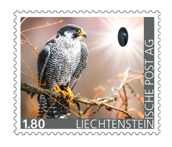 Edelsteine der Philatelie: FALKENAUGE-Briefmarke postfrisch, Liechtenstein