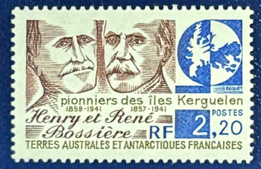 Französische Gebiete in der Antarktis - Einzelwert "Henry und René Bossière"