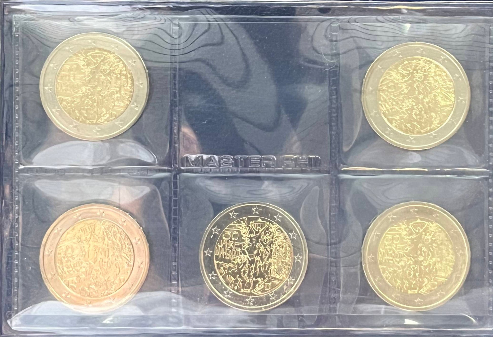 2-Euro-Gedenkmünzenset 2019 – 30 Jahre Mauerfall – 5 Prägezeichen