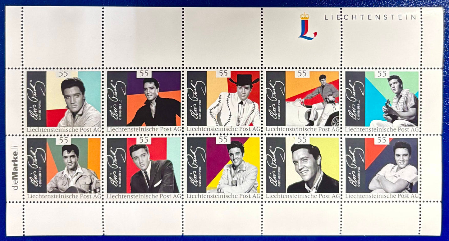 Liechtenstein - Kleinbogen Elvis Presley postfrisch