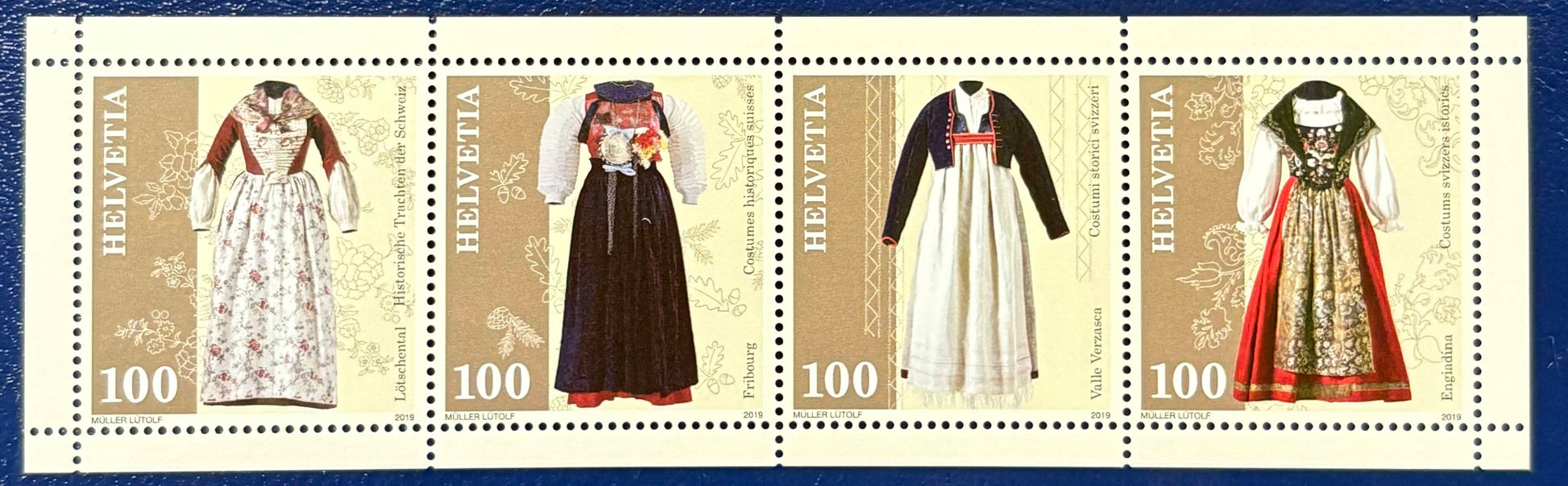 Schweiz – Block 71 „Historische Schweizer Trachten“