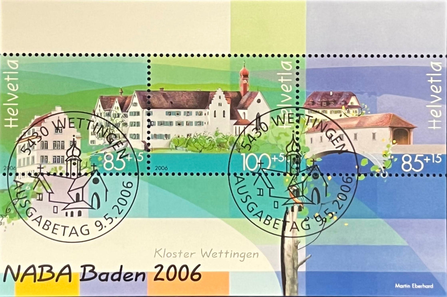 Schweiz Blockausgabe Michel-Nr. 40 – „Nationale Briefmarkenausstellung NABA '06“ – gestempelt