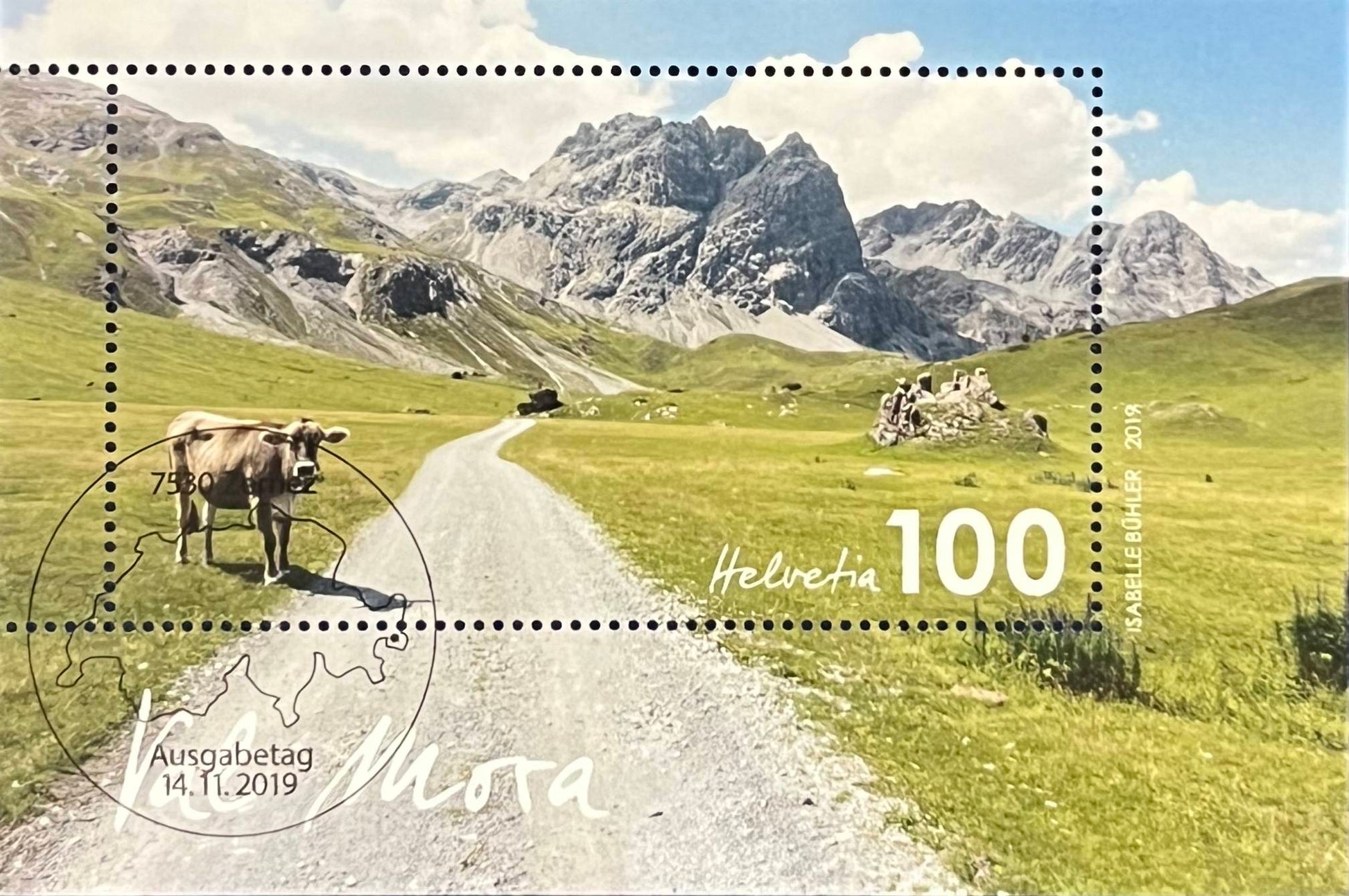 Schweiz Blockausgabe Nr. 72 – „Val Mora“ – gestempelt