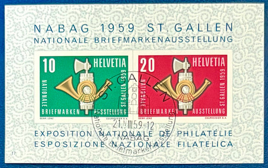 Schweiz Block 16 gestempelt