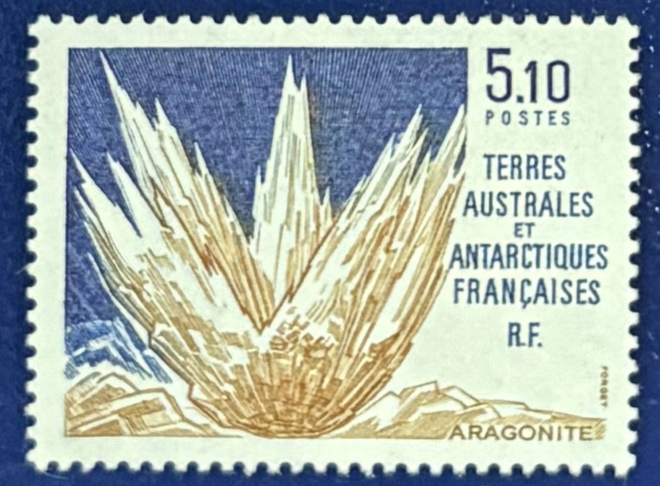 Französische Gebiete in der Antarktis - Einzelwert "Mineralien"