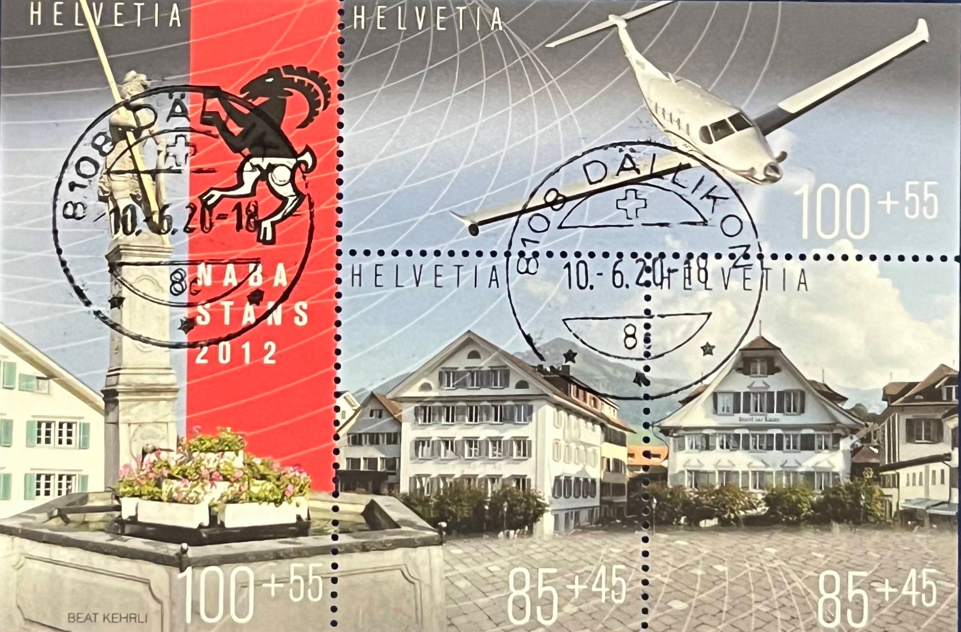 Schweiz Blockausgabe Katalog-Nr. 49 – „Nationale Briefmarkenausstellung NABA STANS 2012“ – gestempelt