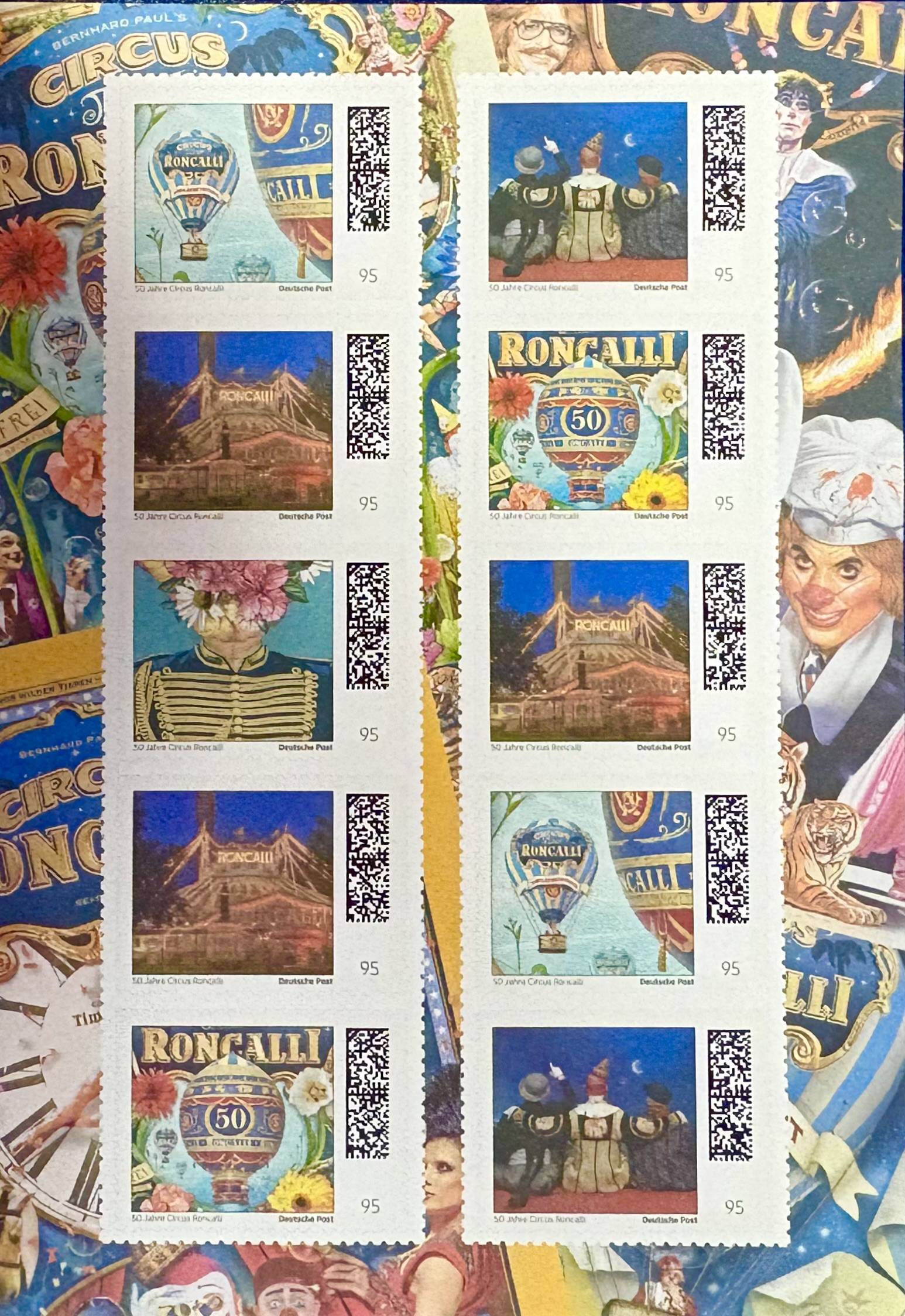 Kleinbogen 50 Jahre Circus Roncalli