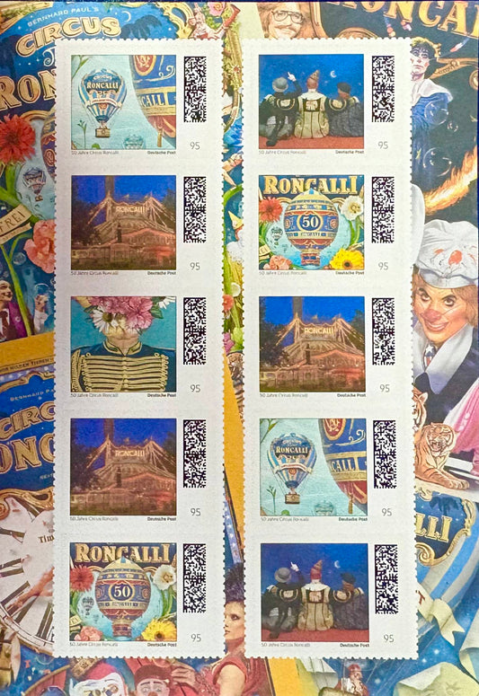 Kleinbogen 50 Jahre Circus Roncalli