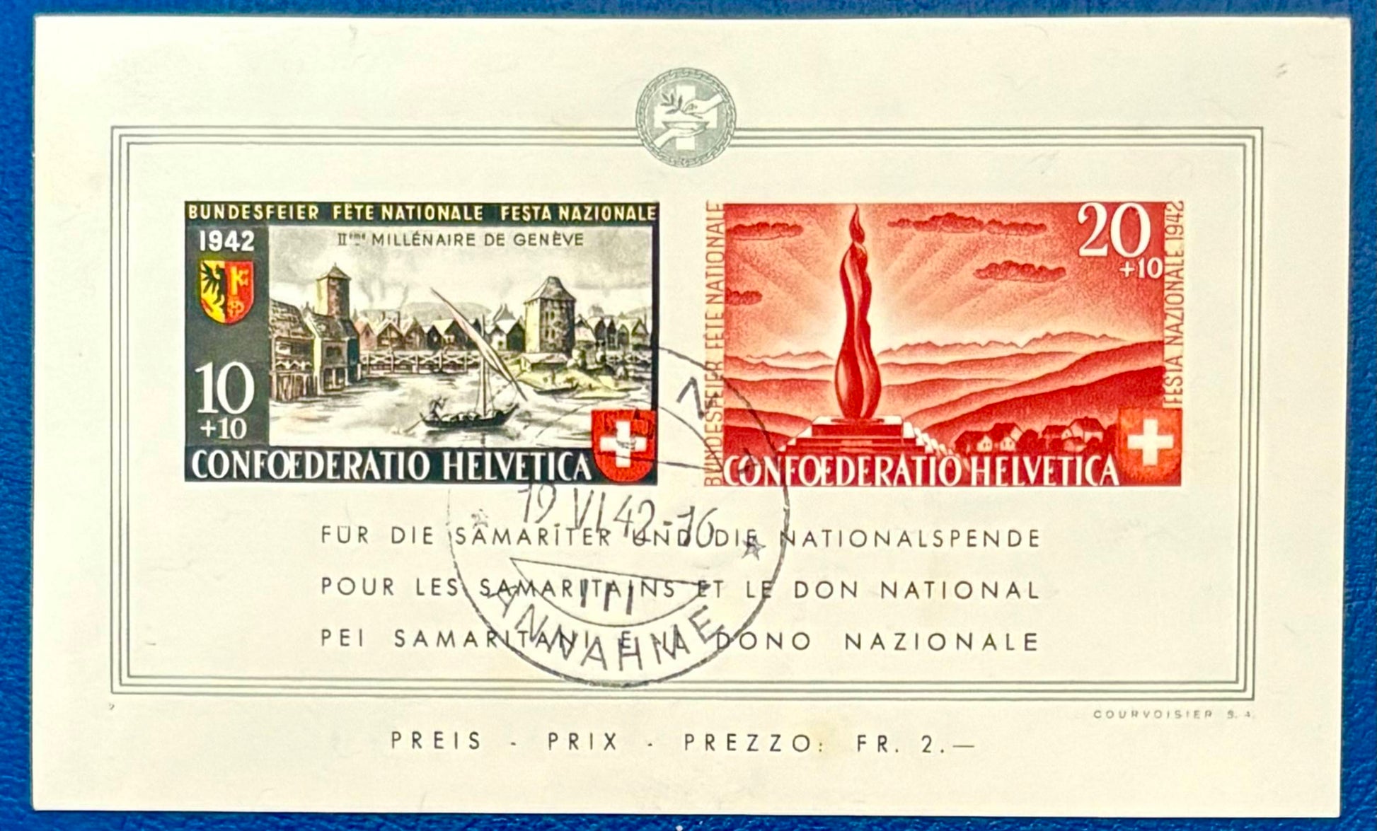 Schweiz Block 7  - Pro Patria gestempelt