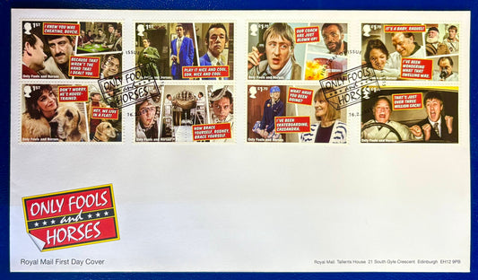 Großbritannien - Ersttagsbrief zum 40-jährigen Jubiläum der TV-Serie Only Fools and Horses