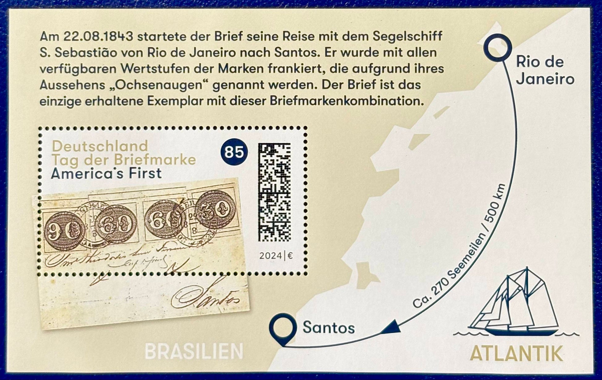 Deutschland Block Tag der Briefmarke 2024