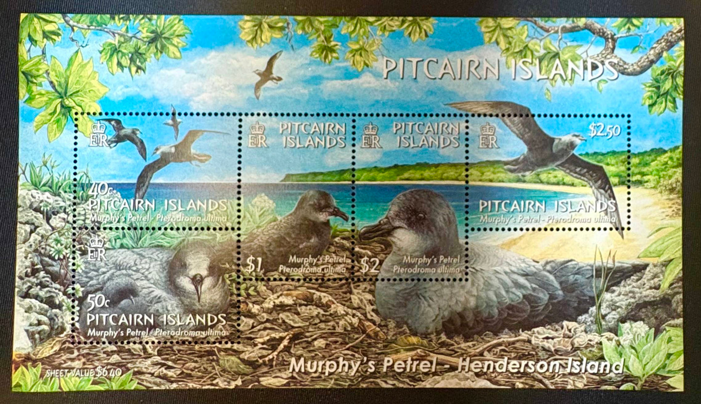 Pitcairn - Block 37 postfrisch - Murphy-Sturmvogel