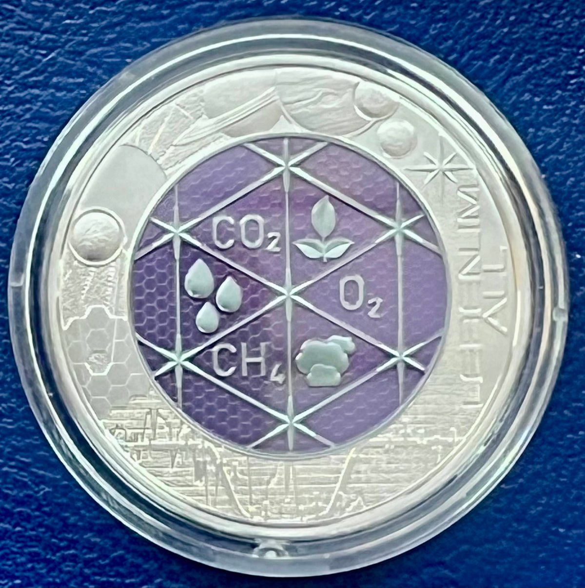 Österreich 25 Euro Niob 2022 Leben im All