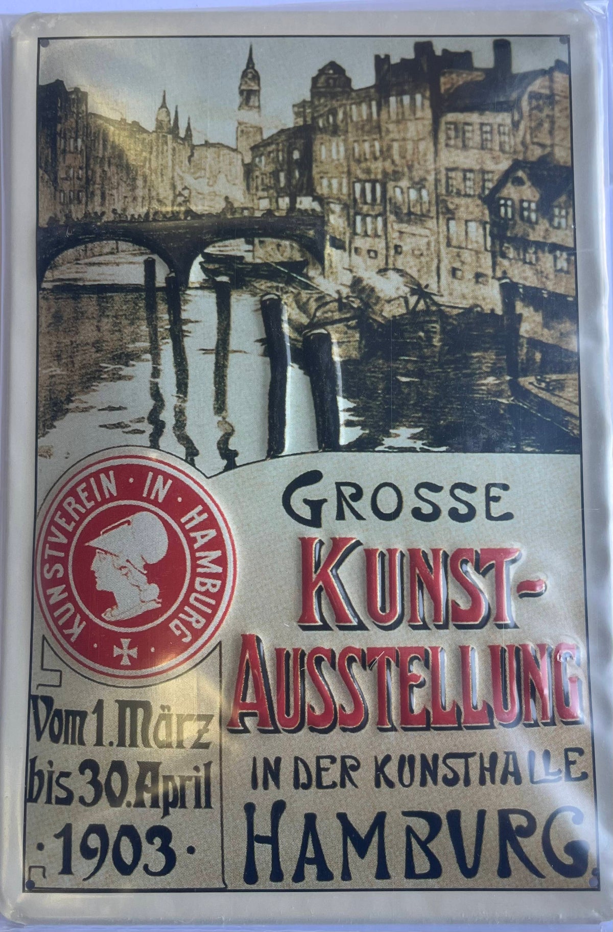 Blechschild -Kunstgeschichte zum Anfassen!