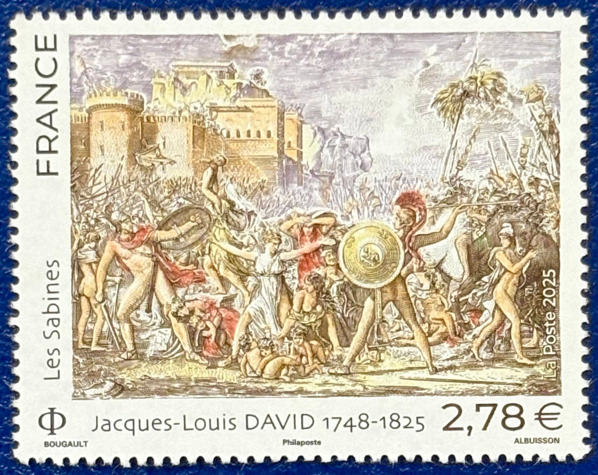 Die perfekte Gemälde Briefmarke