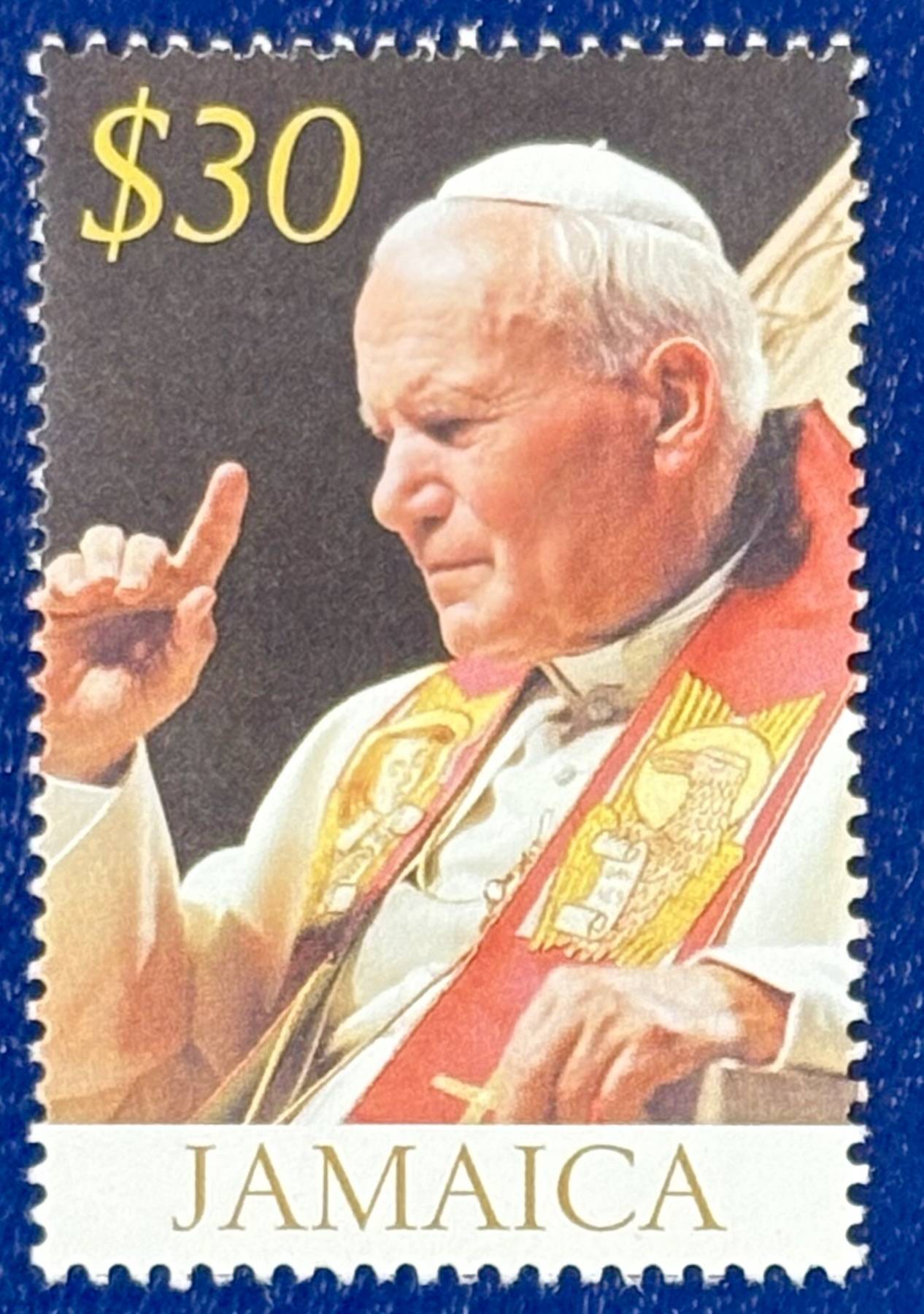 Jamaika - 1 Wert Papst Johannes Paul II.