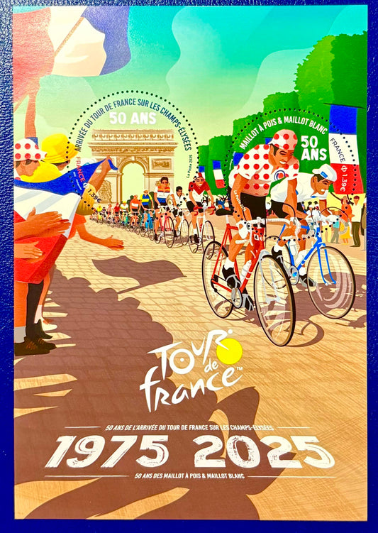 Block 50 Jahre Tour de France auf den Champs - Elysees