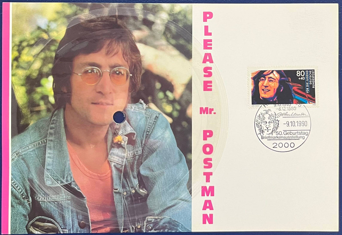 Gedenkkarte – John Lennon „Please Mr. Postman“