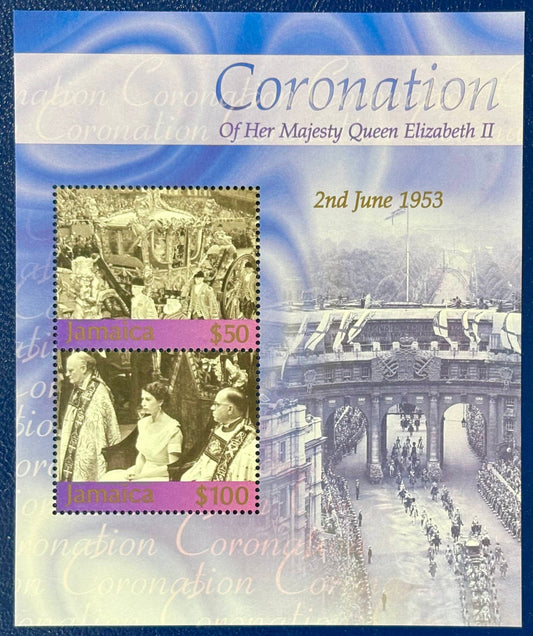 Jamaika - Block 54 postfrisch "Krönung von Königin Elisabeth II."